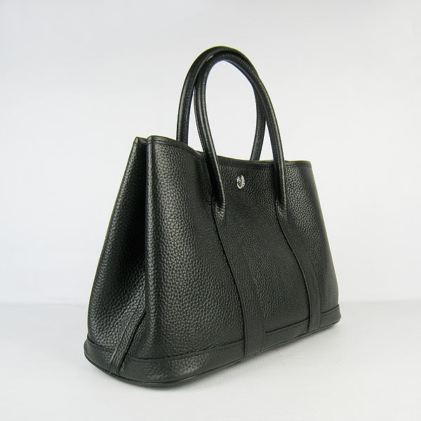 7A Hermes Garden Party Bag Black H2805 Replica